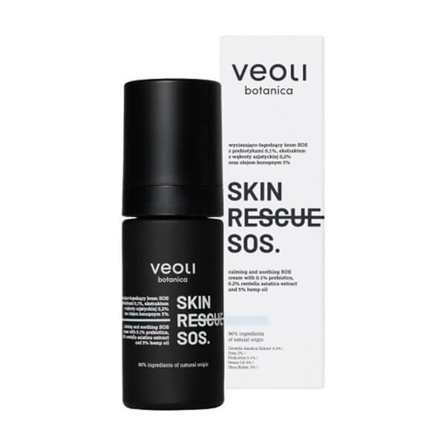 Veoli Botanica Skin Rescue SOS, crema calmante y suavizante, 30 ml