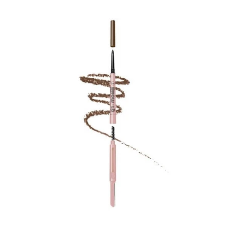 J.Cat Beauty Brow-LA Lápiz 3 en 1 para mapear y perfilar las cejas, Lápiz 3 en 1 para estilizar las cejas, 104 Marrón intenso, 0,08 g