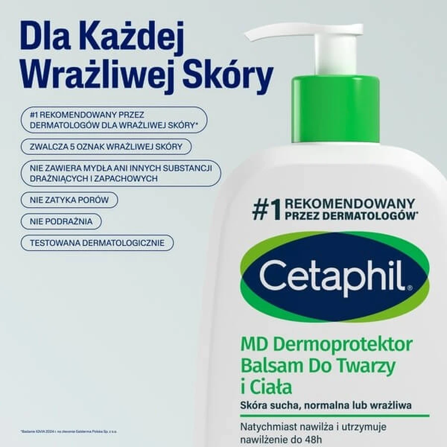 Cetaphil MD Dermoprotector, vochtinbrengende lotion voor gezicht en lichaam, 473 ml