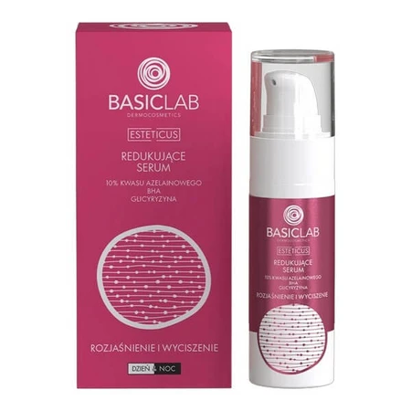 BasicLab Esteticus, Reduktionsserum 10% Azelainsäure, BHA, Glycyrrhizin, 30 ml