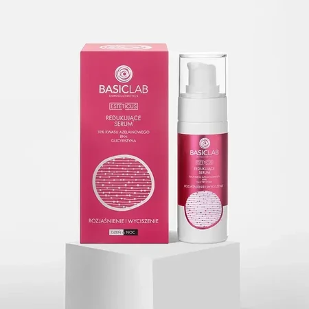 BasicLab Esteticus, Reduktionsserum 10% Azelainsäure, BHA, Glycyrrhizin, 30 ml