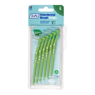 TePe Angle, cepillo interdental, amarillo (0,8 mm), 6 pzs.