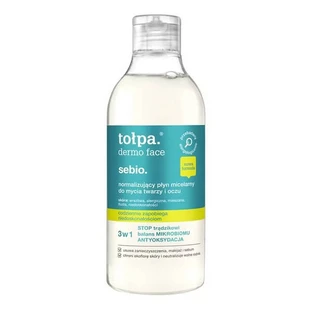 Tolpa dermo facial sebio, loción micelar normalizante, 400 ml