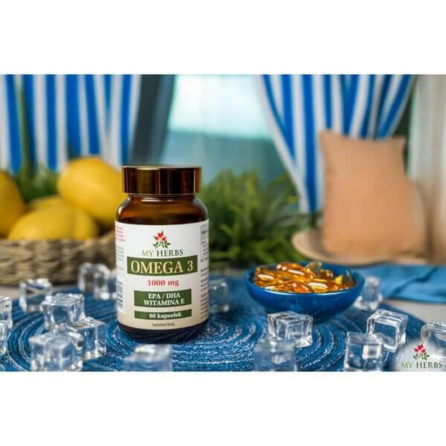 My Herbs Omega 3, gélules, 60 pcs.