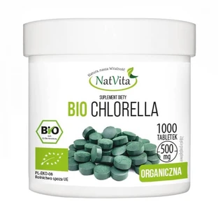 NatVita Bio Chlorella, tabletten, 1000 st.