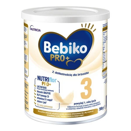 Set mit 2x Bebiko PRO+ 3, einer nahrhaften Milchnahrung für Babys ab 1 Jahr, 700 g