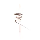 J.Cat Beauty Brow-LA Lápiz 3 en 1 para mapear y dar forma a las cejas, Lápiz 3 en 1 para estilizar las cejas, 102 Warm Caramel, 0,08 g