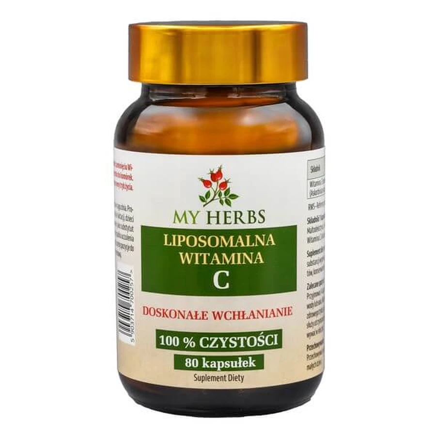 My Herbs Liposomales Vitamin C, Kapseln, 80 Stk.