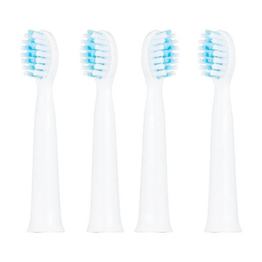 Vitammy Harmony, embouts de brosse à dents, blanc, 4 pcs.