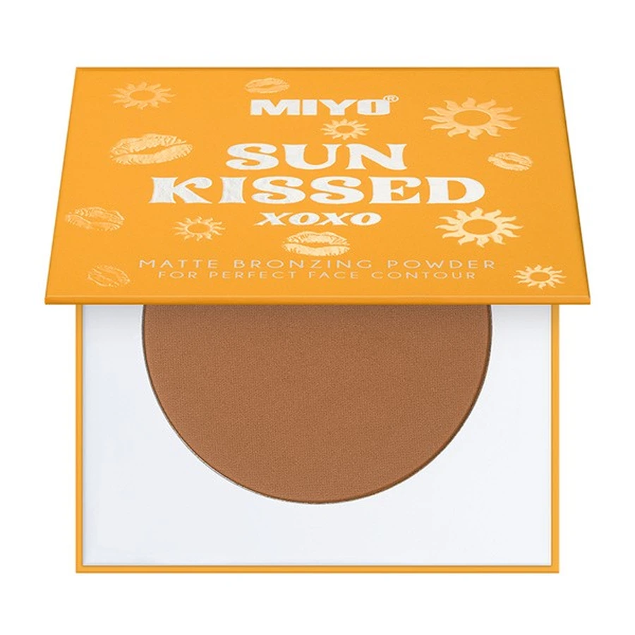 MIYO Sun Kissed Powder, matte bronzing powder, 01 Warm Bronze, 10 g