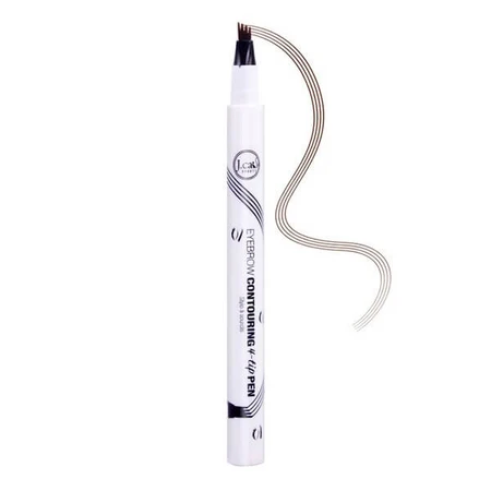 J.Cat Beauty Wenkbrauw Contouring 4 - Tip Pen, precisie wenkbrauw styling pen 102 Bruin, 1,5 g