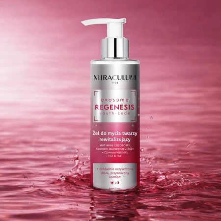 Miraculum Exosome Regenesis, gel limpiador facial revitalizante, 200 ml