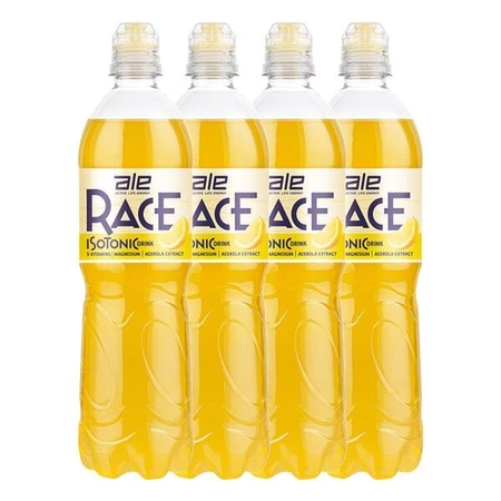 Set of 4x ALE Race Isotonic Drink, liquid, lemon flavor, 750 ml