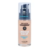 Revlon Colorstay Longwear Make-up SPF 20, pompfoundation voor de normale tot droge huid, 200 Nude, 30 ml.