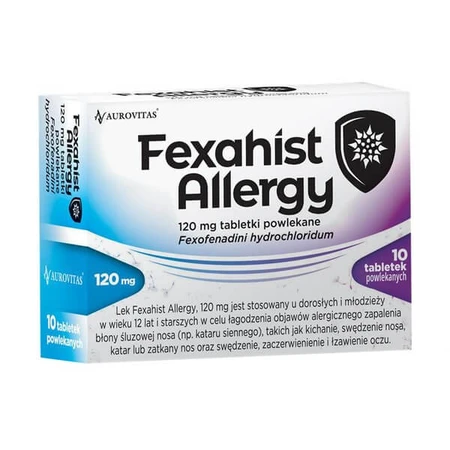 Lote de 3x Fexahist Alergia, 120 mg, comprimidos recubiertos con película, 10 uds.