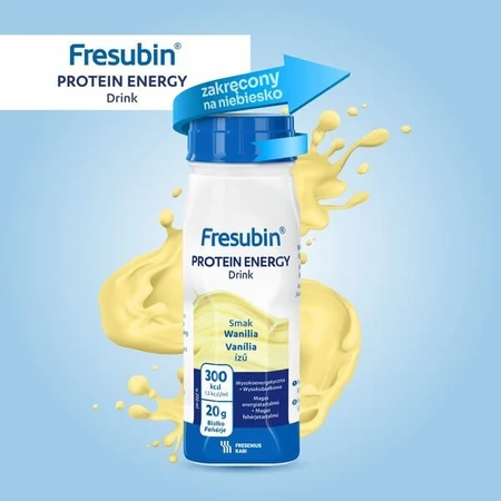 Set of 2x Fresubin Protein Energy Drink vanilla flavor, liquid, 4 x 200 ml
