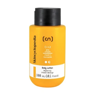 Skincyclopedia Brigtening Vitamin Melange, Körperlotion mit 5% aufhellendem Komplex, 300 ml