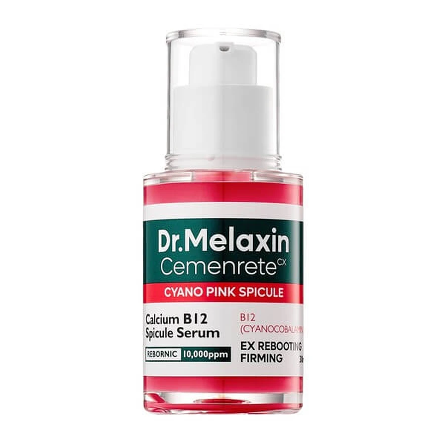 Dr.Melaxin Cemenrete Cyano Pink Spicule Serum, ser regenerant cu spicule și vitamina B12, 30 ml