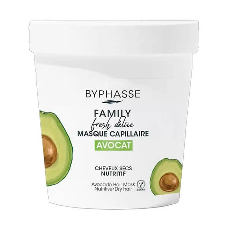 Byphasse Family Fresh, avocado dry hair mask, 250 ml