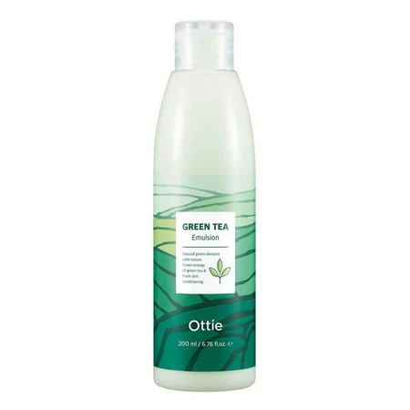 Ottie Green Tea, emulsie facială hidratantă cu ceai verde, 200 ml