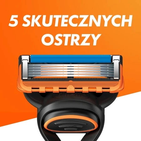 Gillette set, Fusion5 scheermes + Fusion, scheergel voor gevoelige huid, 200 ml