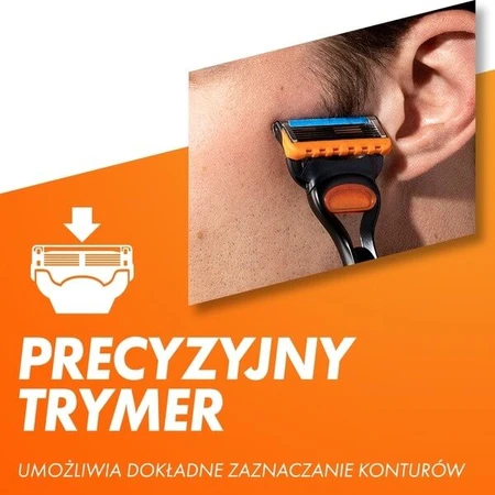 Gillette set, Fusion5 scheermes + Fusion, scheergel voor gevoelige huid, 200 ml