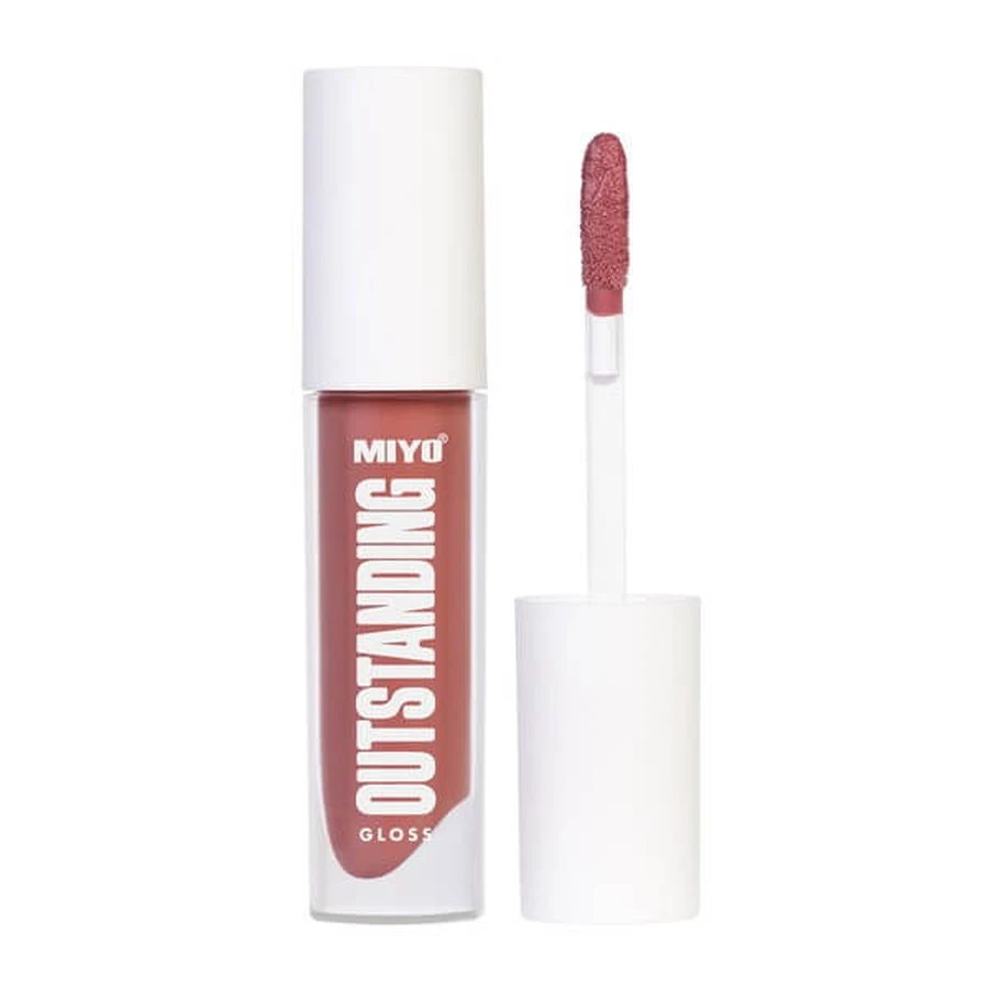 MIYO Outstanding Cool Gloss, brillo de labios refrescante, 35 Bella, 4 ml