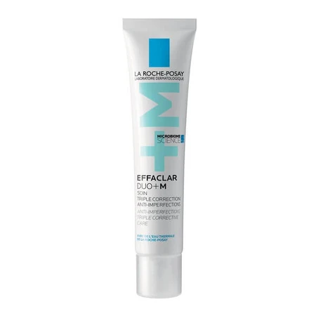 Kit La Roche-Posay, Effaclar Duo+ M, crema antiimperfecciones, 40 ml + Cicaplast Baume B5+, loción calmante para rostro y cuerpo, 100 ml