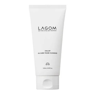 Lagom Cellup pH Cure Espuma Limpiadora, espuma limpiadora suave, 120 ml