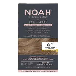 NOAH Color in Oil, haarverf, 8.0 Licht Blond, 135 ml