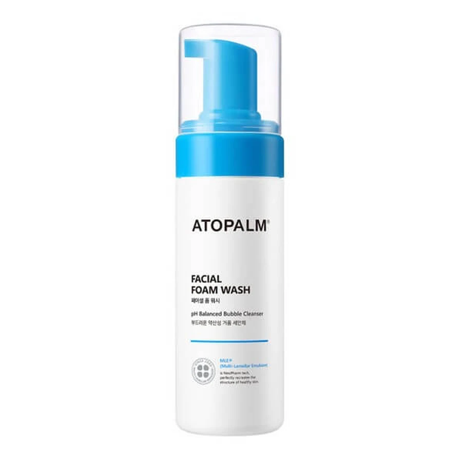 Atopalm, gezichtsreinigingsschuim voor de gevoelige en droge huid, 150 ml