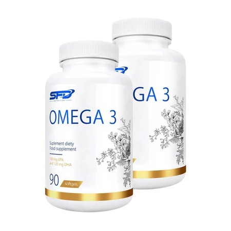 Set von 2x SFD Omega 3, Kapseln, 90 Stück.