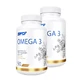 Set van 2x SFD Omega 3, capsules, 90 stuks.