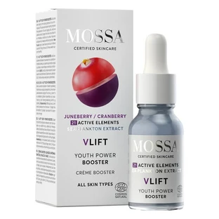 Mossa, booster antirughe con frutti di ciliegia e mirtillo rosso, 15 ml