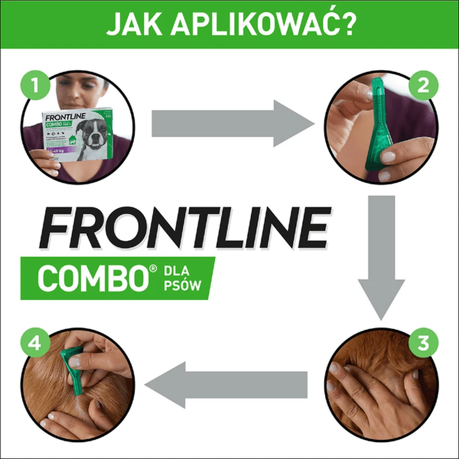 Frontline Combo Spot-on XL Dog over 40 kg, flea and tick protection, pipette drops, 4.02 ml x 3 pcs.