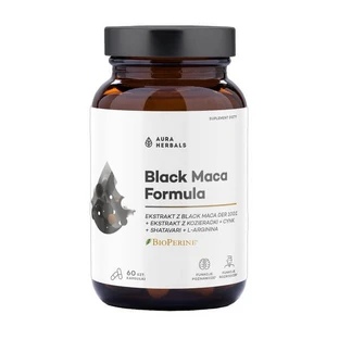 Aura Herbals Black Maca Formula, capsules, 60 st.