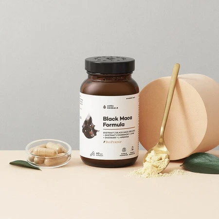 Aura Herbals Black Maca Formula, capsules, 60 st.