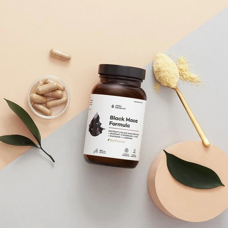 Aura Herbals Black Maca Formula, capsules, 60 st.