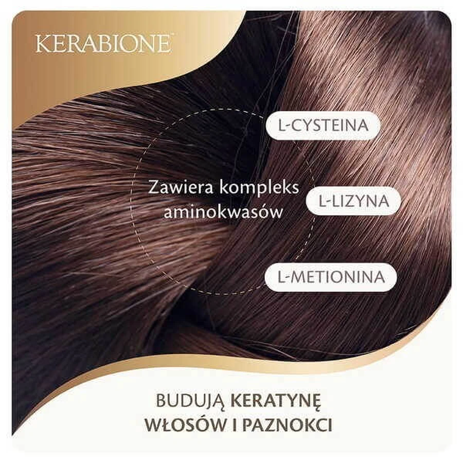 Kerabione Booster set, capsules, 30 pcs. + Kerabione, for hair, nails, skin, capsules, 60 pcs.