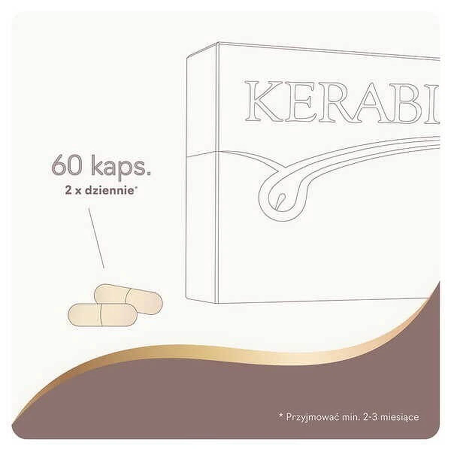 Kerabione Booster set, capsules, 30 pcs. + Kerabione, for hair, nails, skin, capsules, 60 pcs.