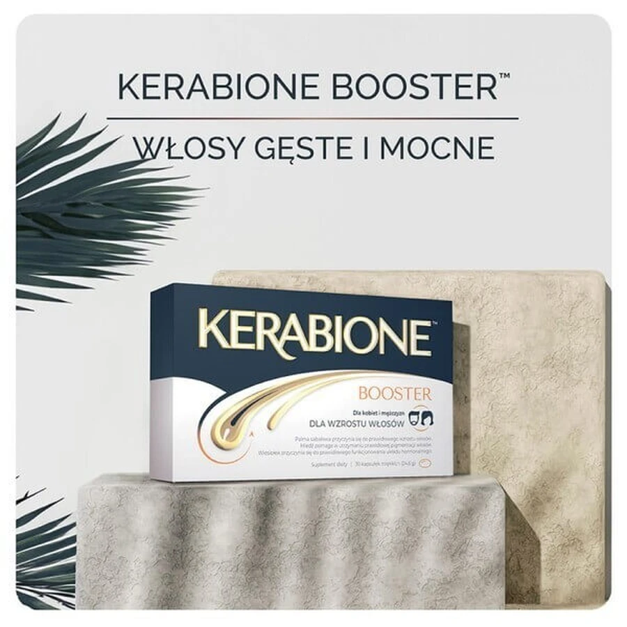 Kerabione Booster set, capsules, 30 pcs. + Kerabione, for hair, nails, skin, capsules, 60 pcs.