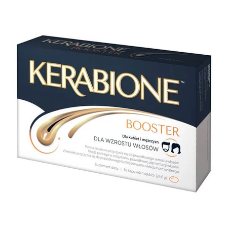 Kerabione Booster set, capsules, 30 pcs. + Kerabione, for hair, nails, skin, capsules, 60 pcs.