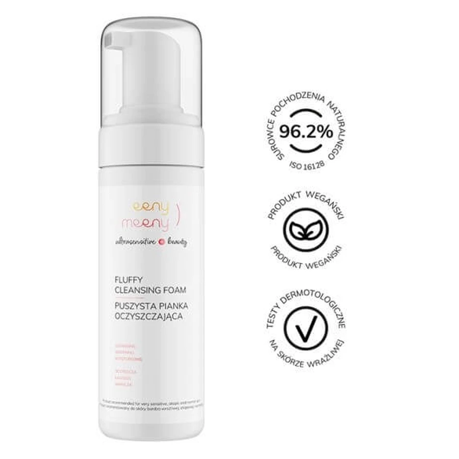 Eeny Meeny Ultrasensitive+Beauty, flauschiger Reinigungsschaum, 150 ml