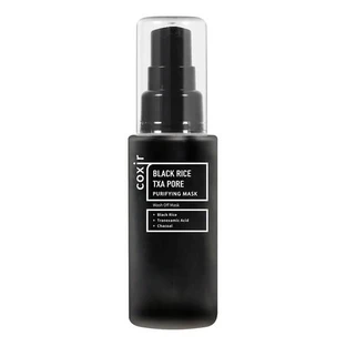 Coxir Black Rice TXA Pore Purifying Mask, facial cleansing mask, 50 ml.