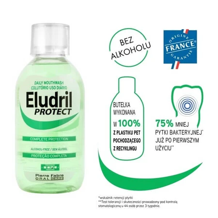 Eludril Protect, mouthwash, 500 ml