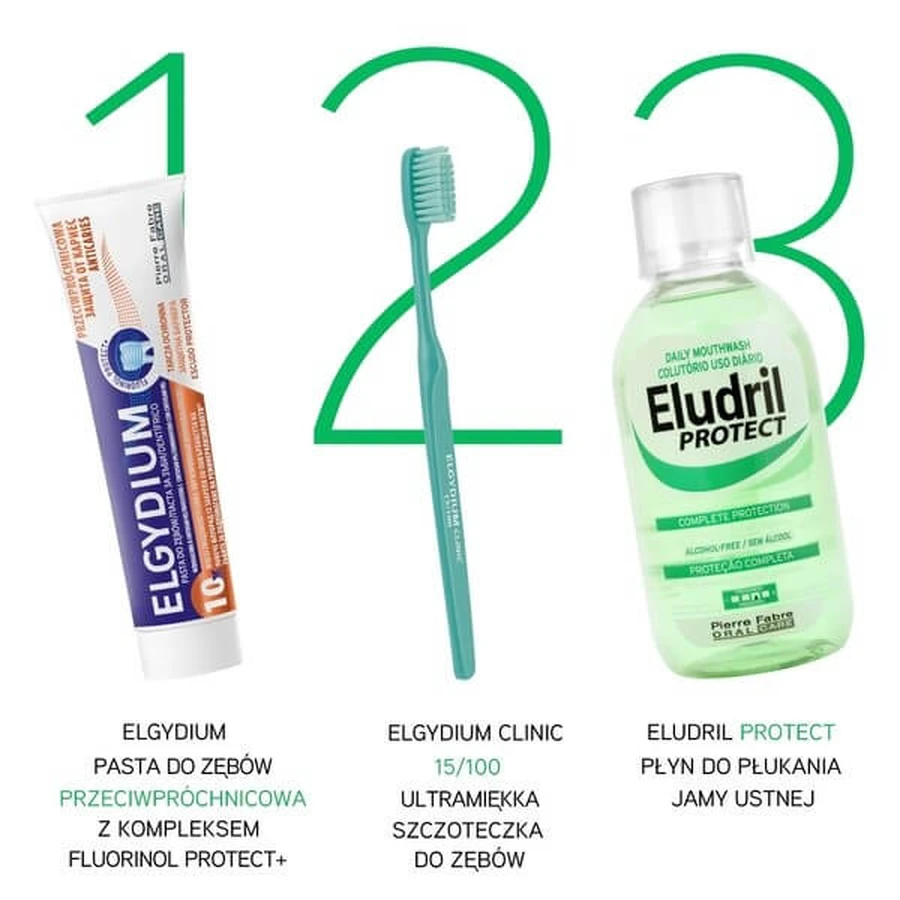 Eludril Protect, mouthwash, 500 ml