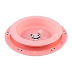 Canpol babies, set of dishes 2 elements, EXOTIC ANIMALS, pink, 1 piece.