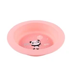 Canpol babies, set of dishes 2 elements, EXOTIC ANIMALS, pink, 1 piece.