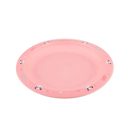 Canpol babies, set of dishes 2 elements, EXOTIC ANIMALS, pink, 1 piece.