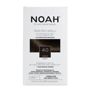 NOAH, Haarfärbemittel, 4.0 Braun, 140 ml